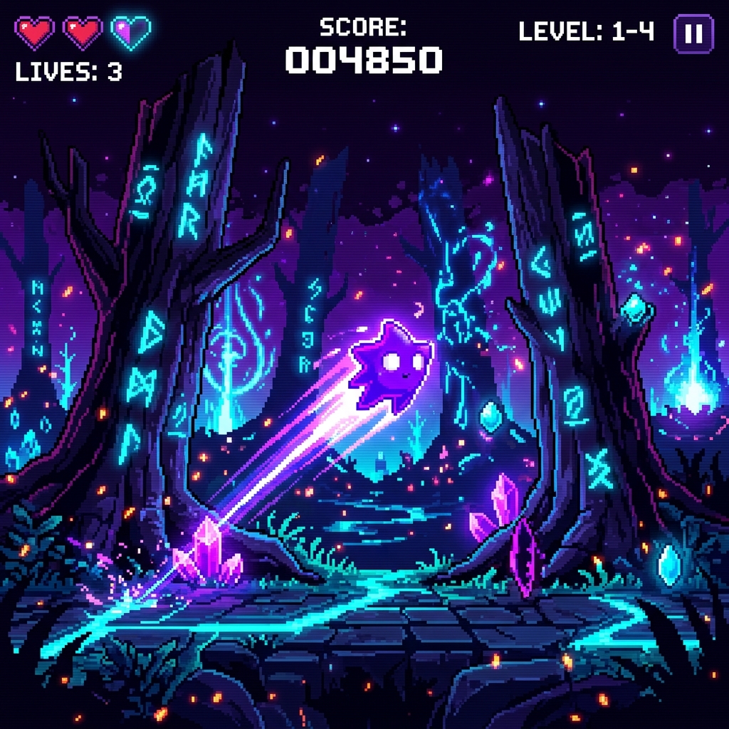 Glimmerwood Run: Pocket Odyssey Game Art